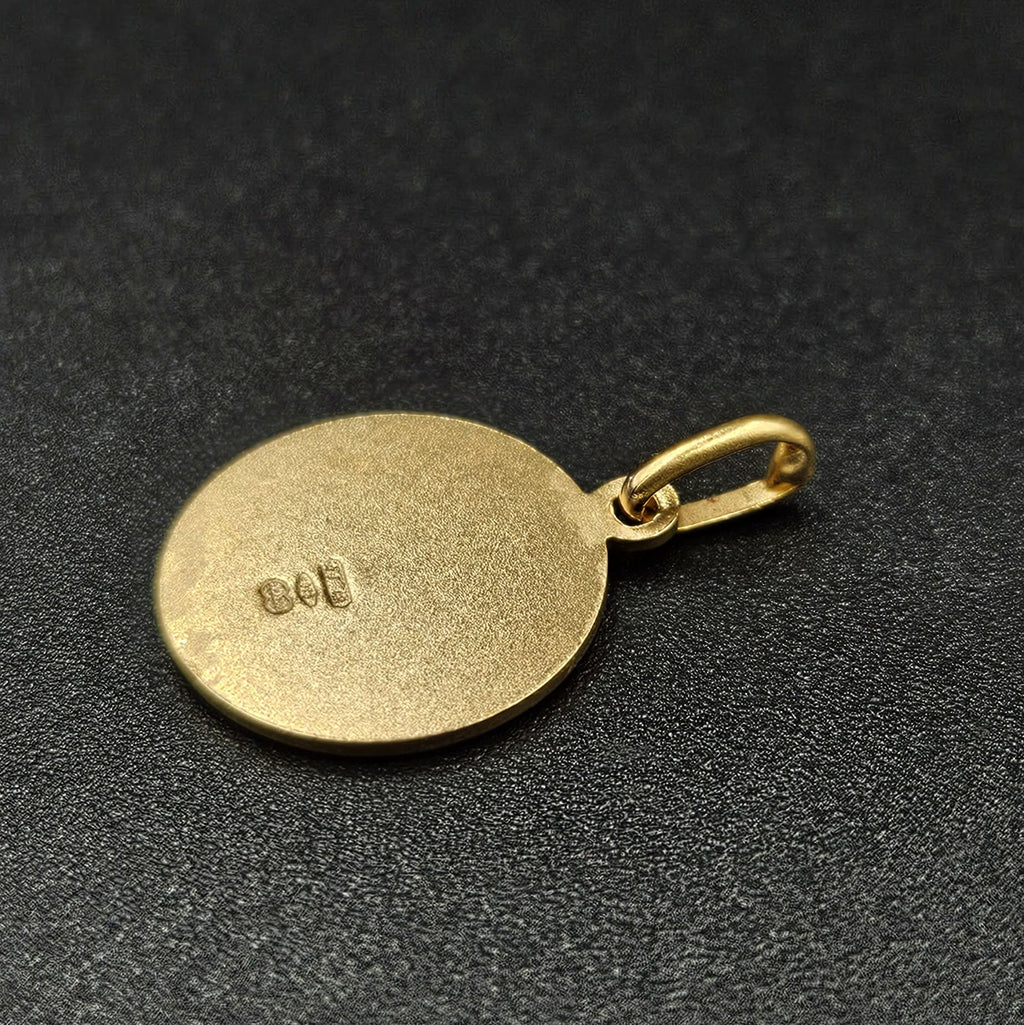 9ct Yellow Gold St Christopher Pendant