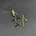 9ct Yellow Gold Star of David Pendant