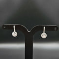 Brand New, Never Worn 925 Silver Cubic Zirconia Stud Earrings