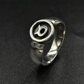 Sterling Silver Taurus Symbol Ring