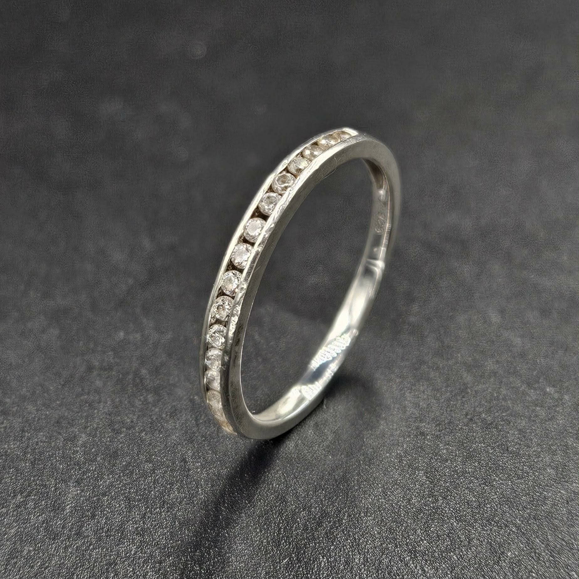 Sterling Silver Cubic Zirconia Band Ring