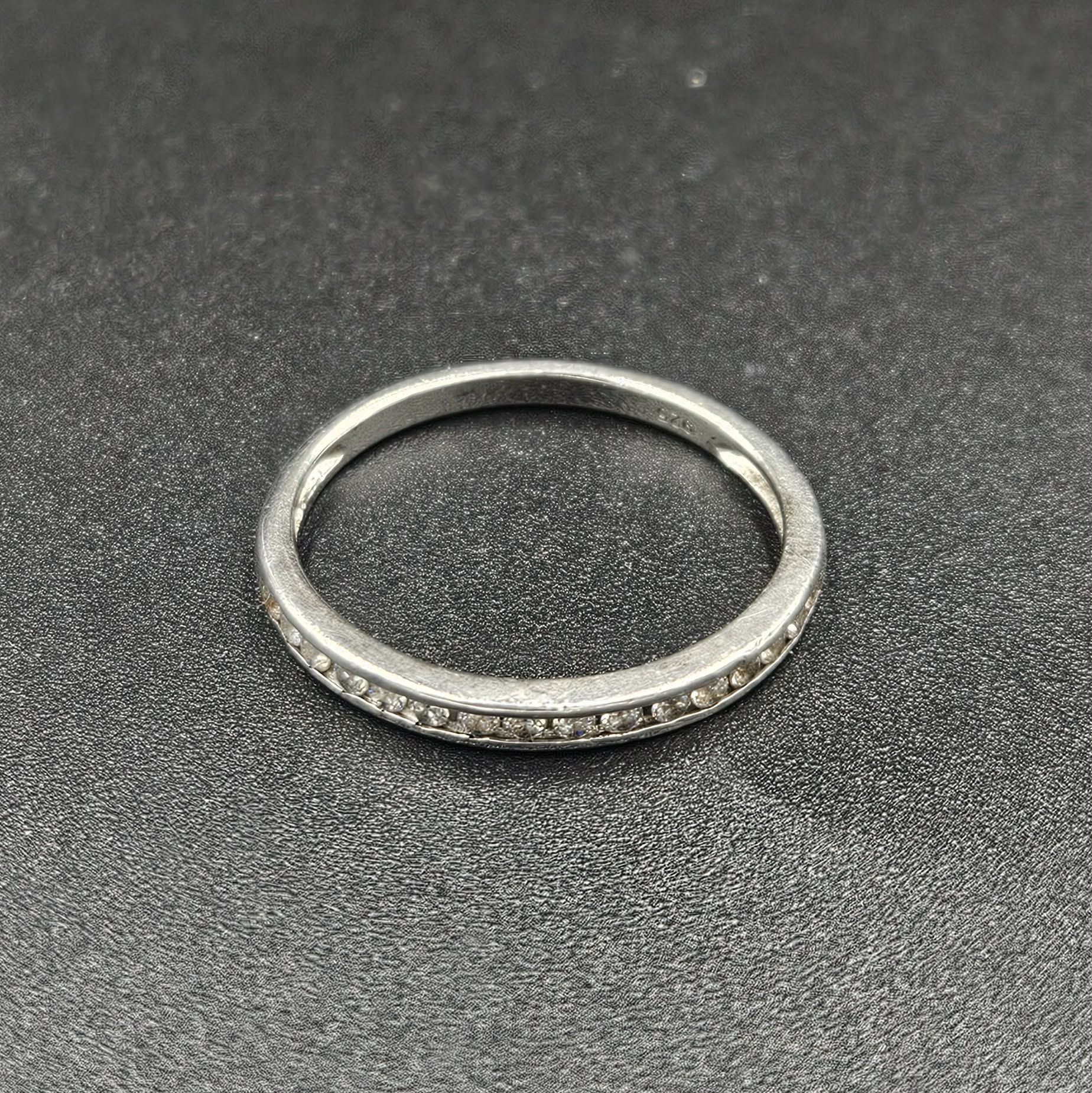 Sterling Silver Cubic Zirconia Band Ring