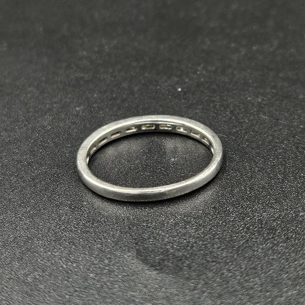 Sterling Silver Cubic Zirconia Band Ring
