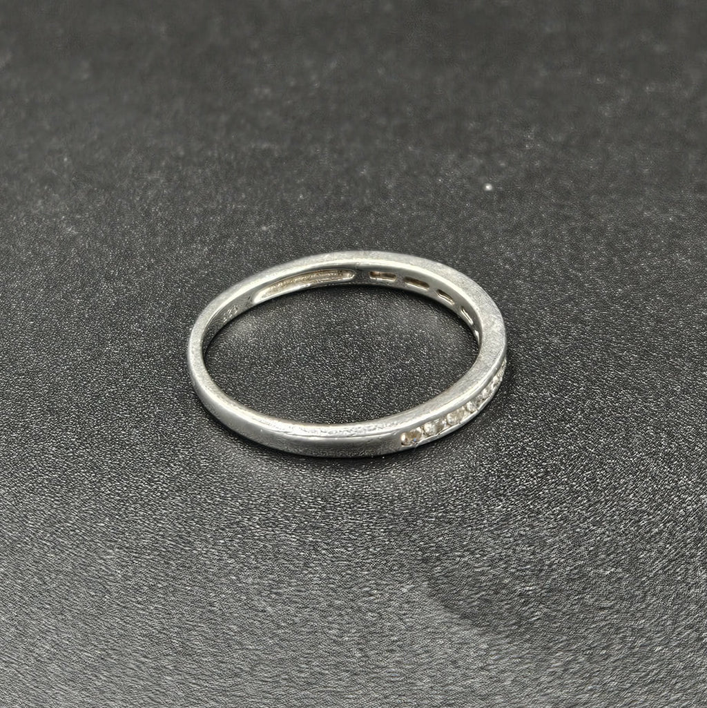 Sterling Silver Cubic Zirconia Band Ring