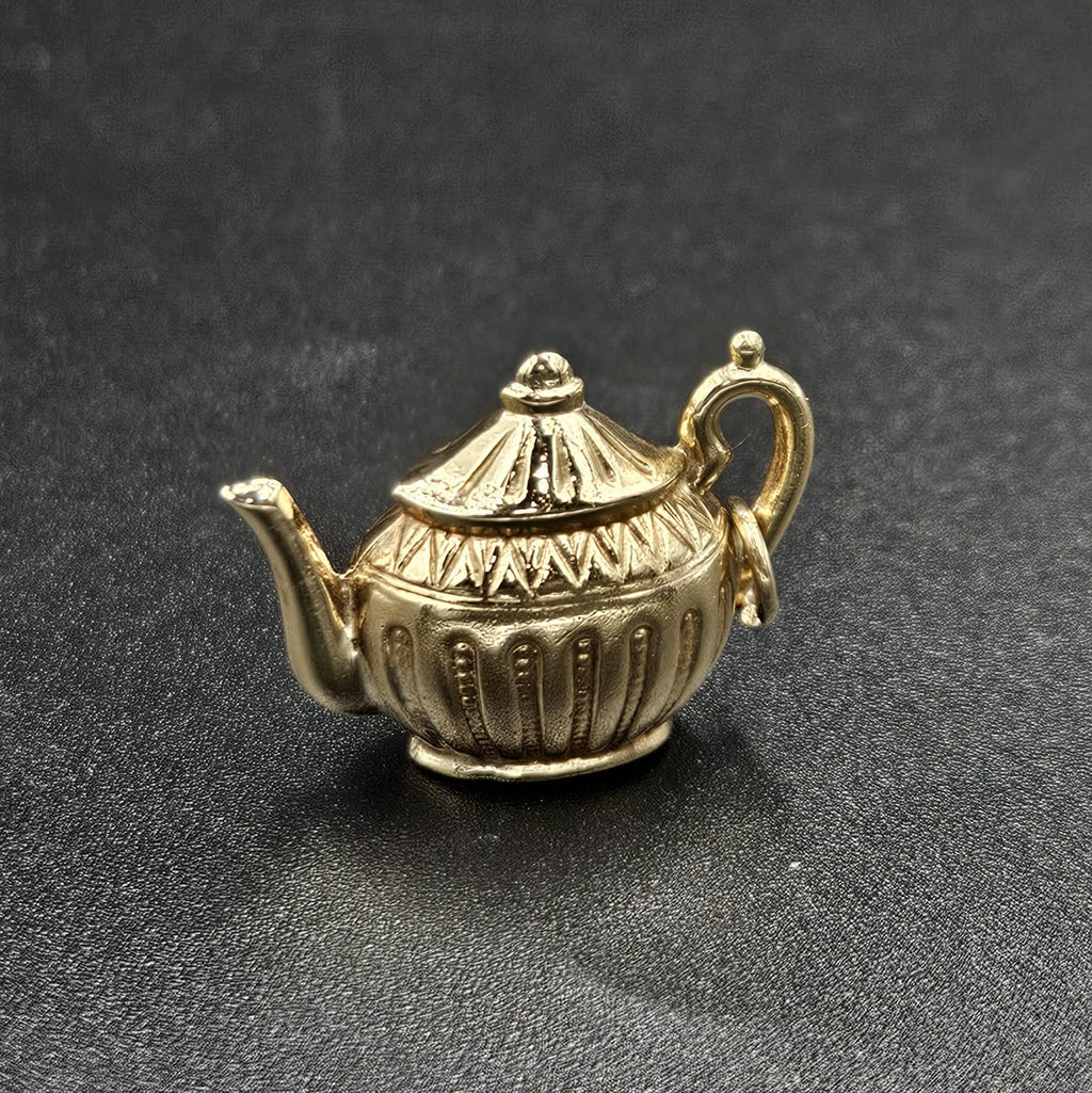 9ct Yellow Gold Tea Pot Pendant