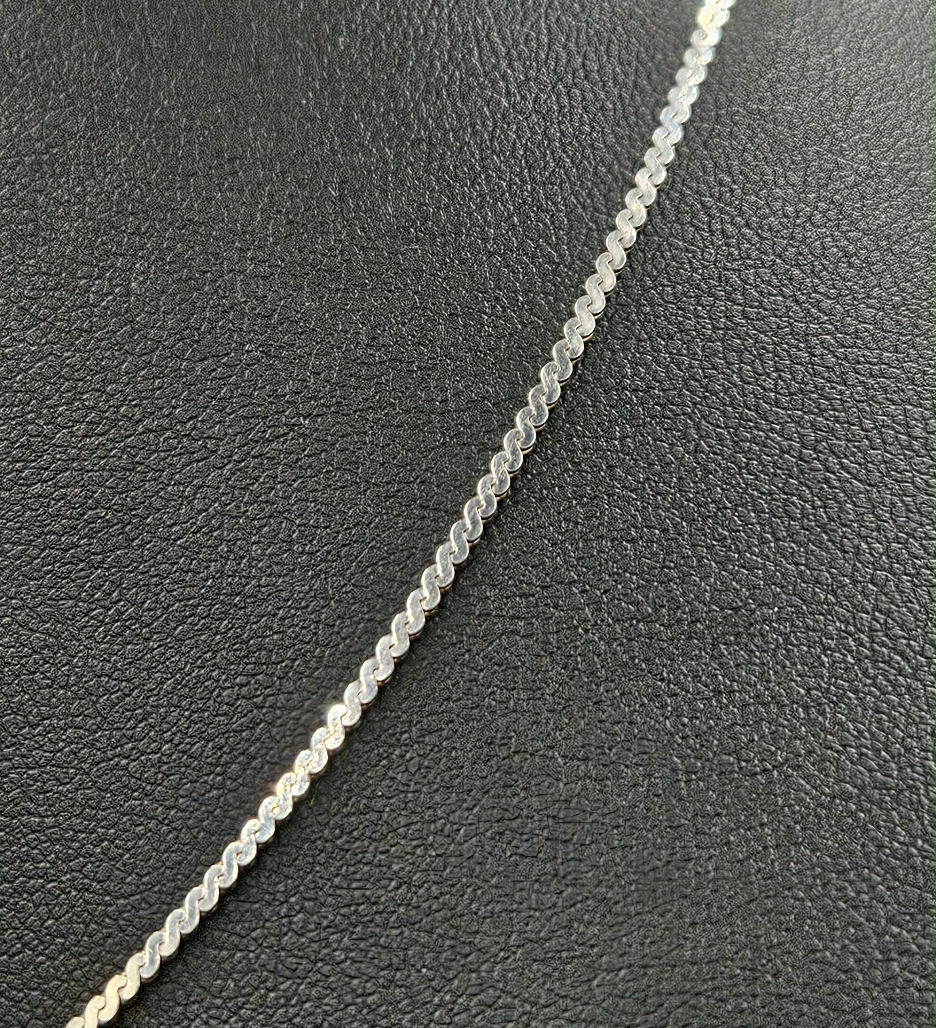 Sterling Silver Flat S style Chain