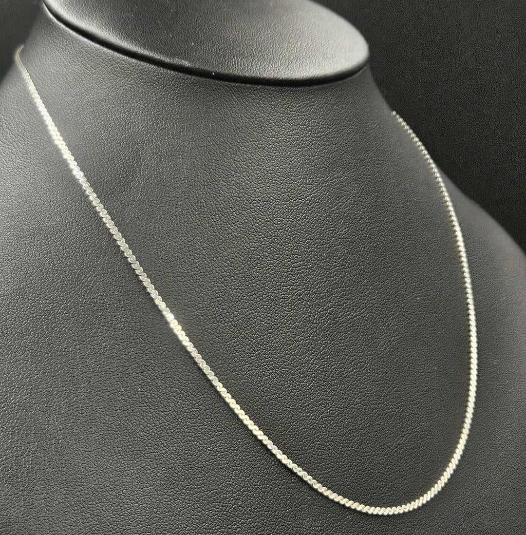 Sterling Silver Flat S style Chain