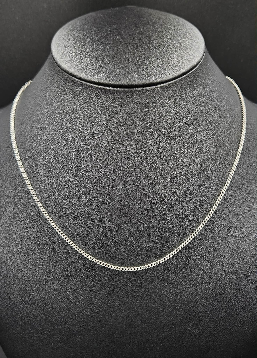 Silver Curb Style Chain