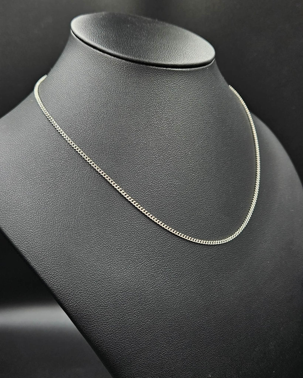 Silver Curb Style Chain