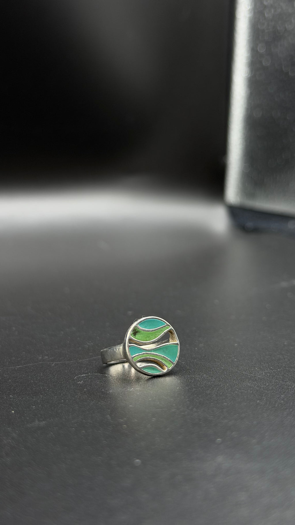 turquoise inlay ring