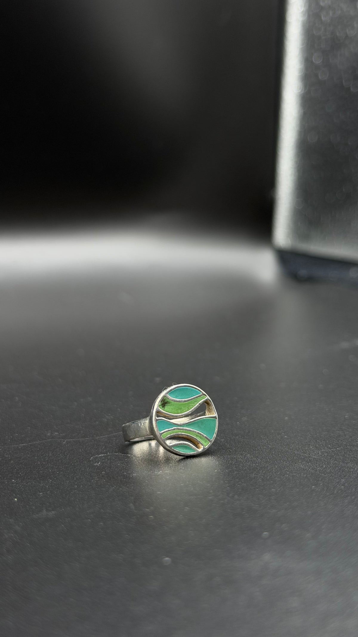 turquoise inlay ring