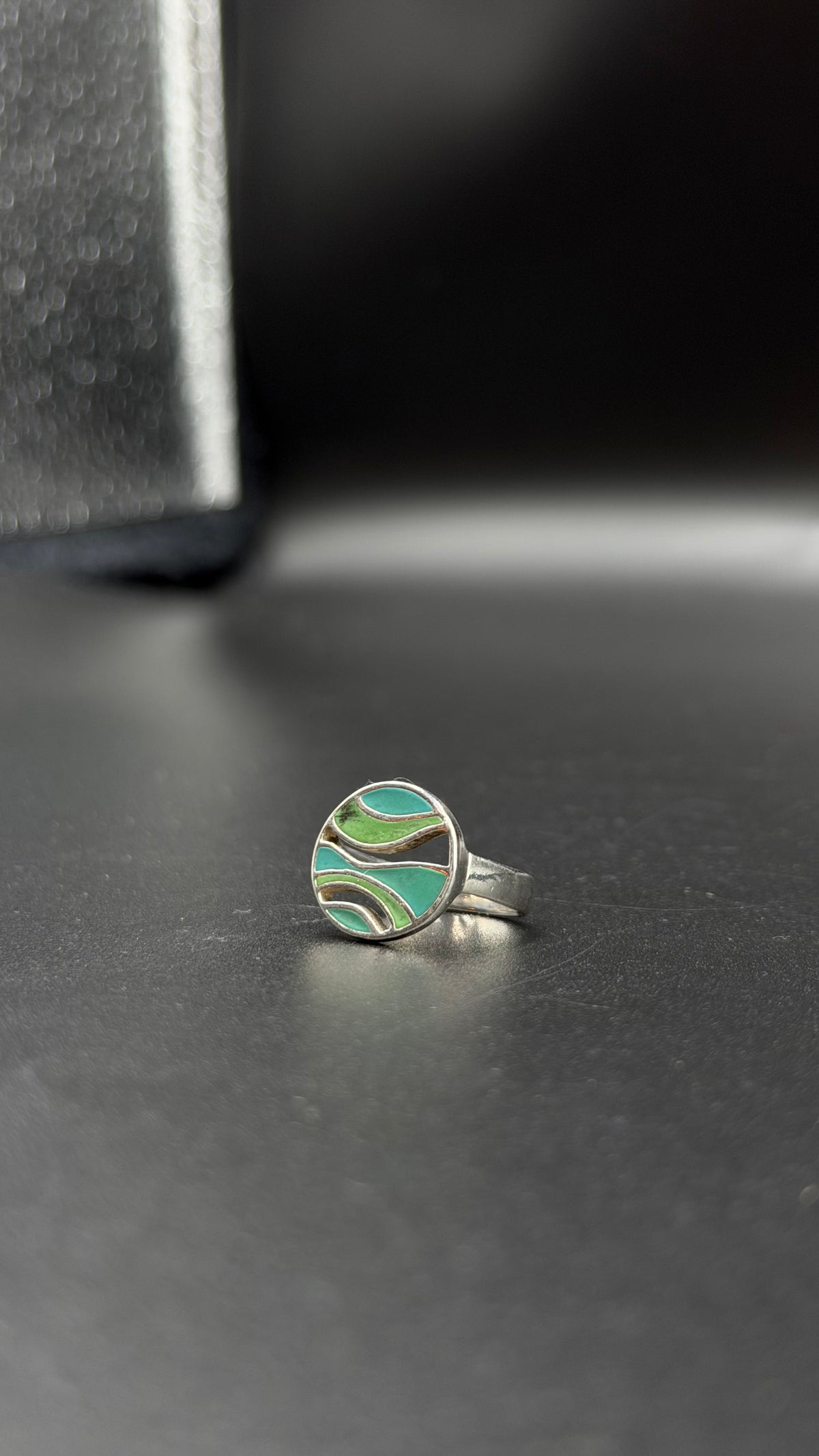 turquoise inlay ring