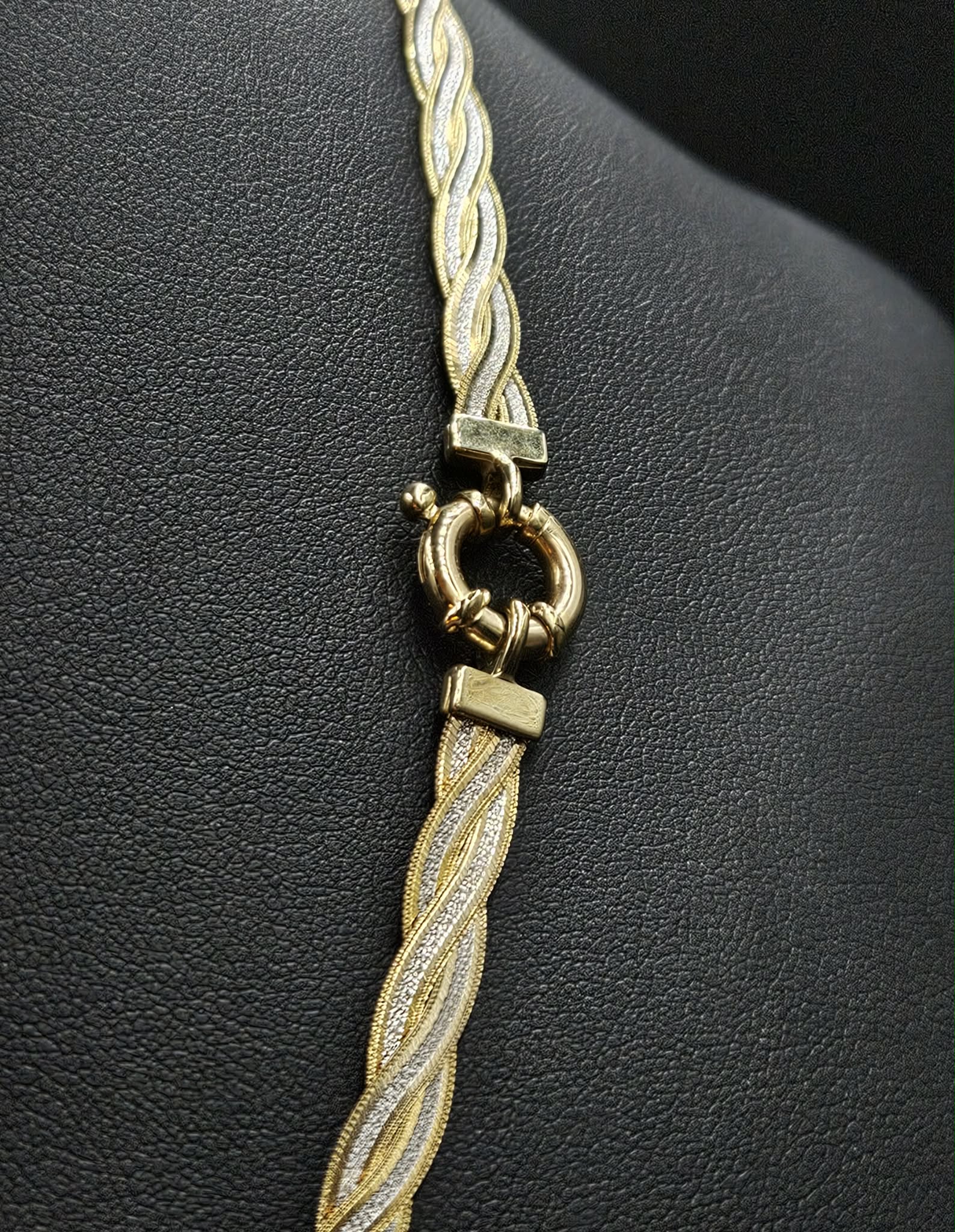 9ct Yellow & White Gold Necklace