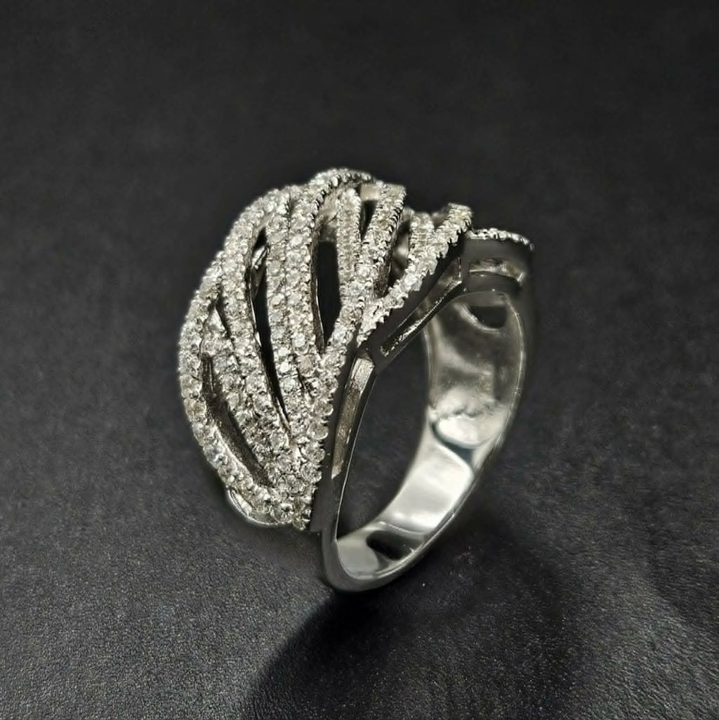 Brand new Sterling Silver Cubic Zirconia Ring