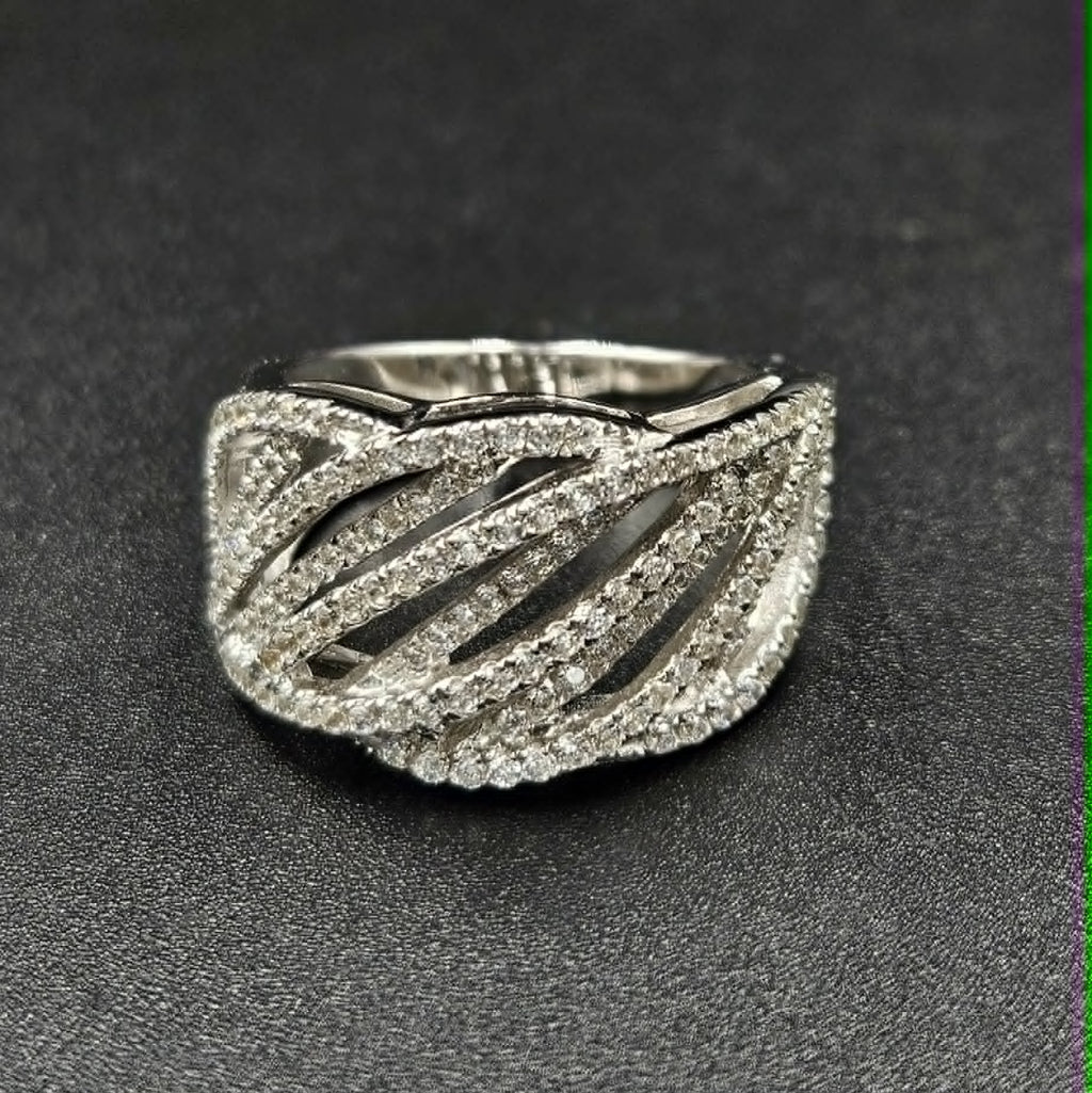 Brand new Sterling Silver Cubic Zirconia Ring