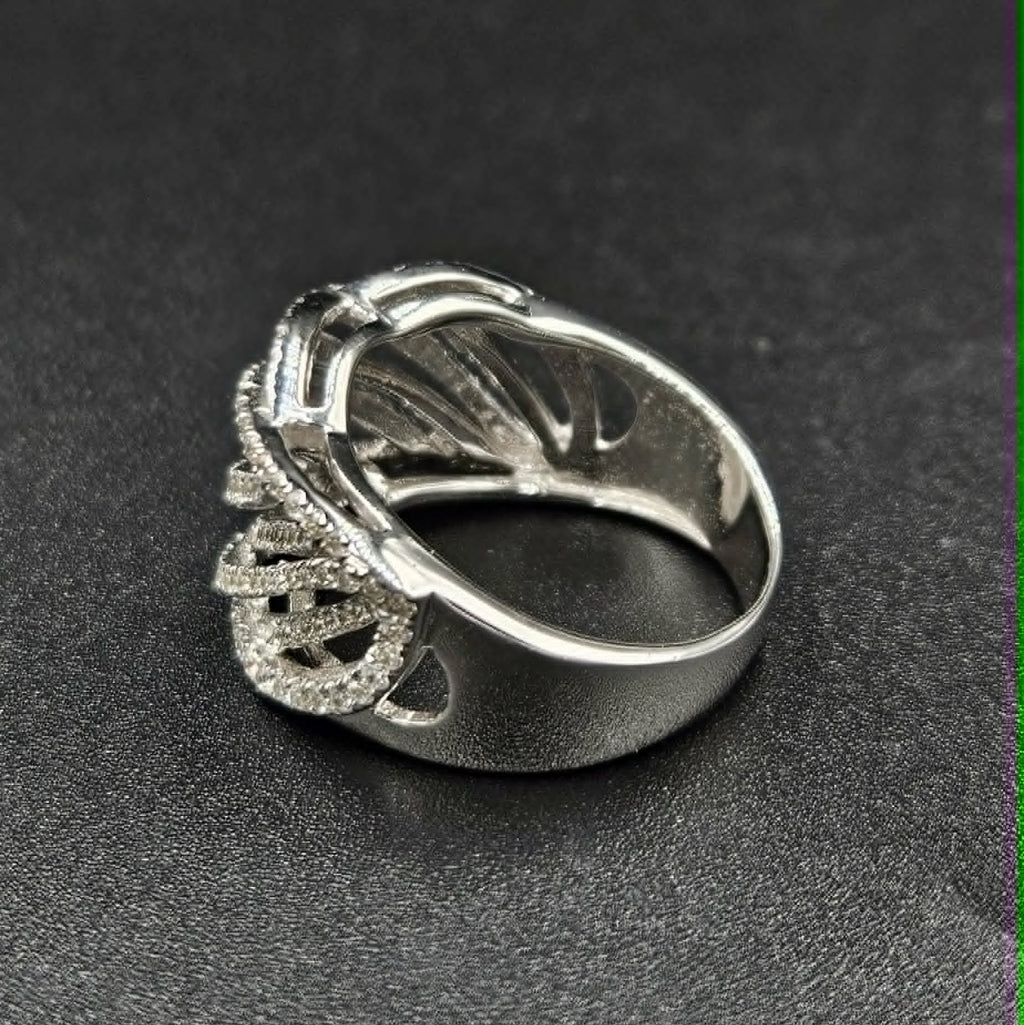 Brand new Sterling Silver Cubic Zirconia Ring