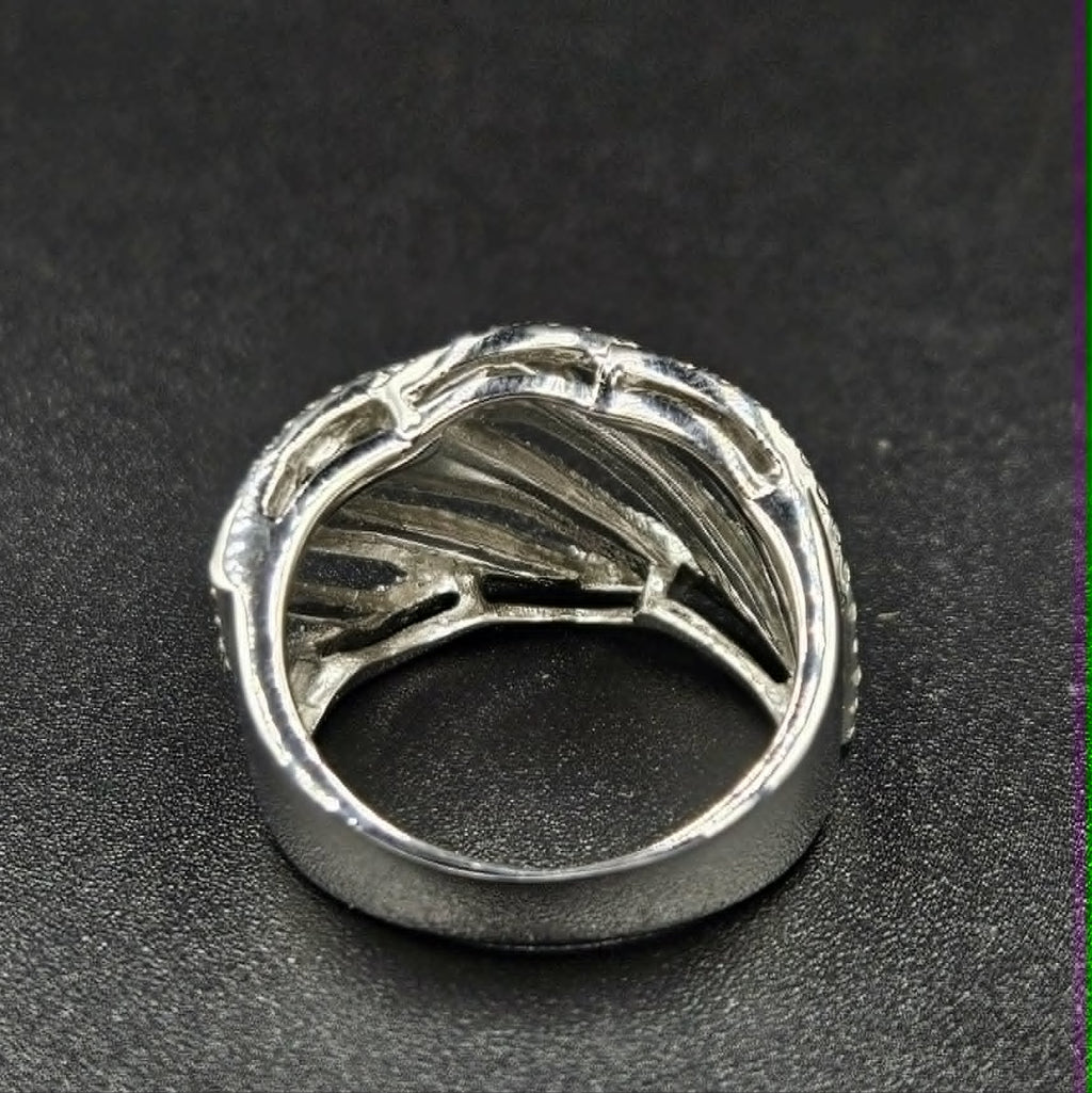 Brand new Sterling Silver Cubic Zirconia Ring