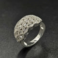 Brand New Sterling Silver Cubic Zirconia Ring