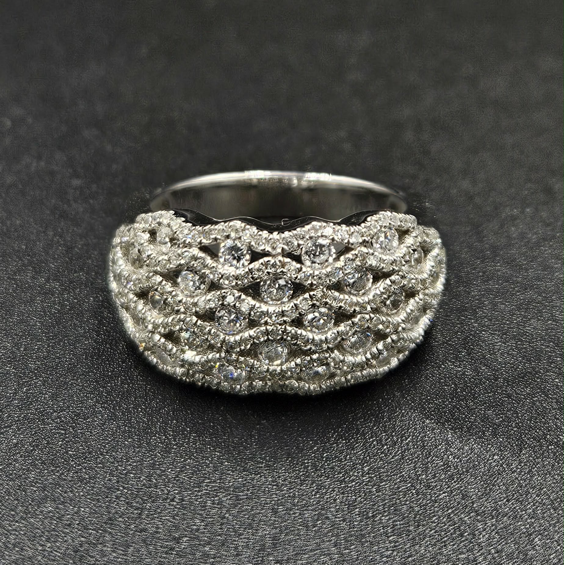 Brand New Sterling Silver Cubic Zirconia Ring