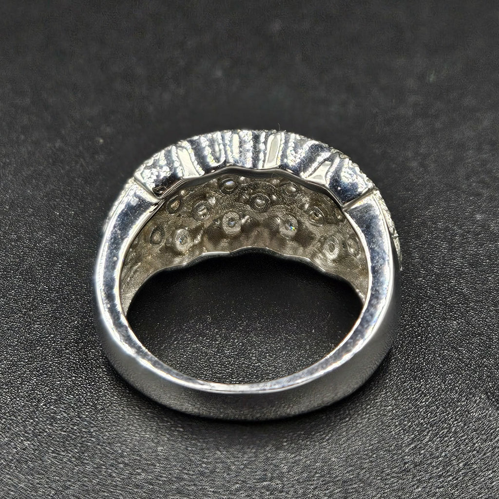 Brand New Sterling Silver Cubic Zirconia Ring