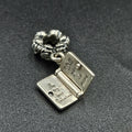 Sterling Silver Valentines Book Charm