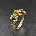 18ct Yellow gold Diamond Vintage Ring