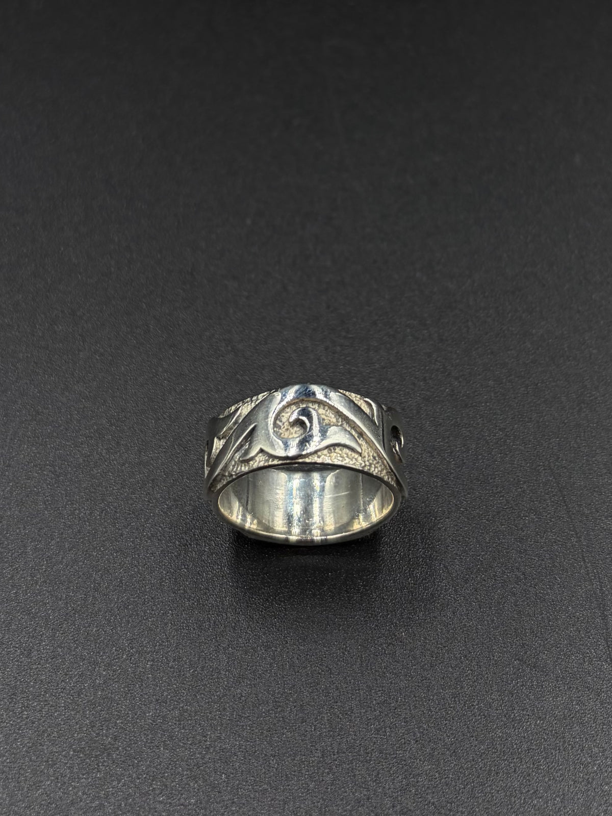 wave tribal ring