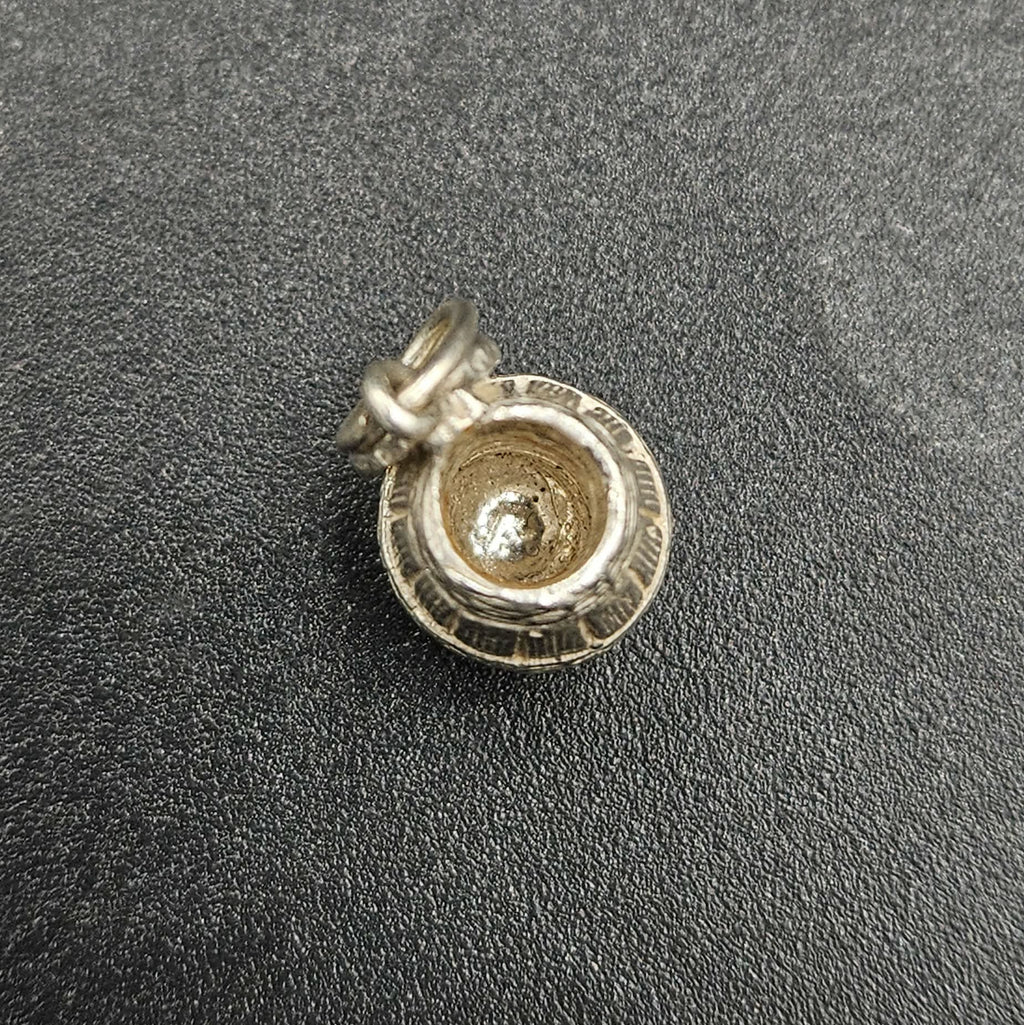 Sterling Silver Wine Barrel Charm
