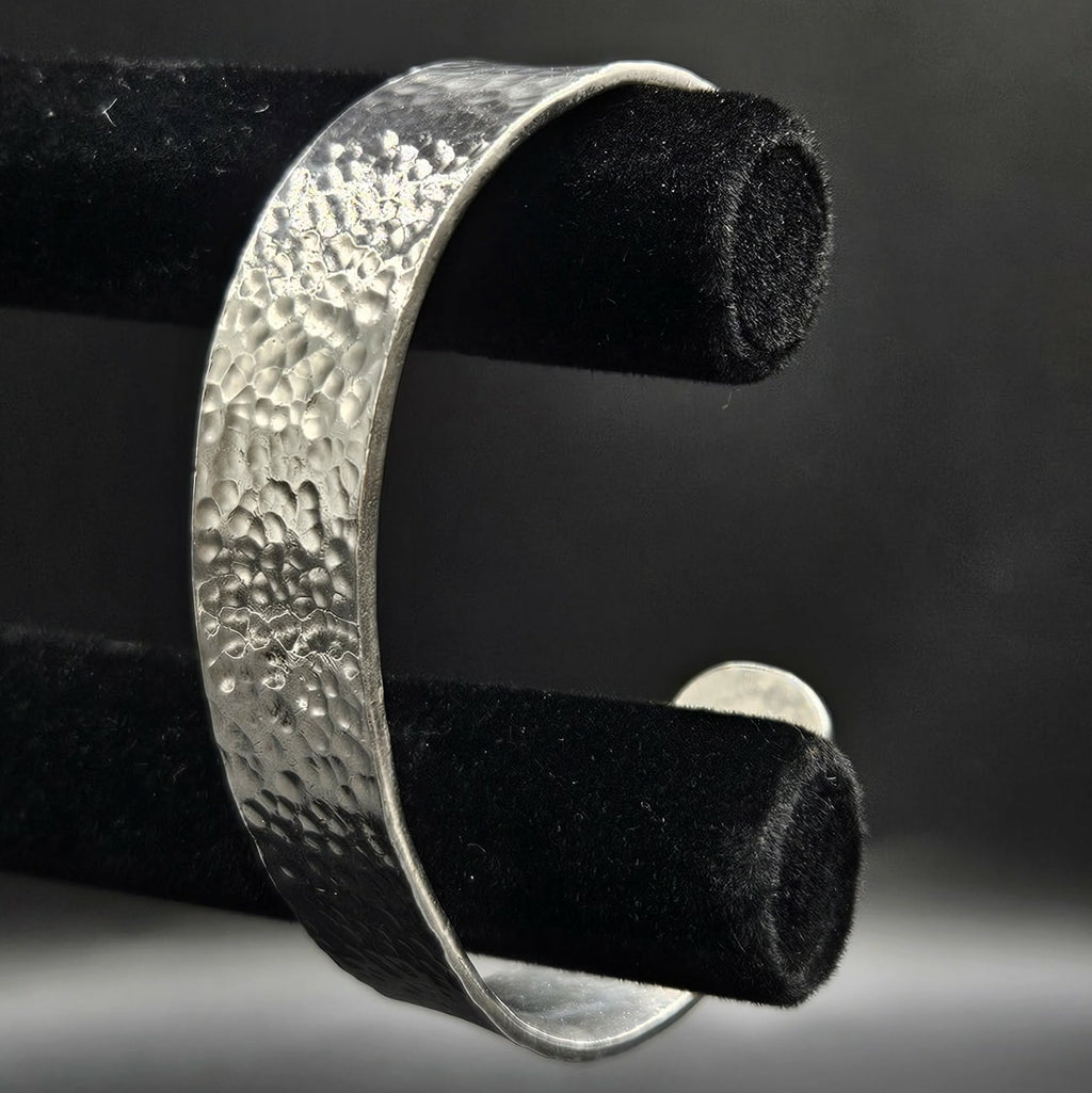 Sterling Silver Ripple Effect Bangle