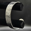 Sterling Silver Ripple Effect Bangle